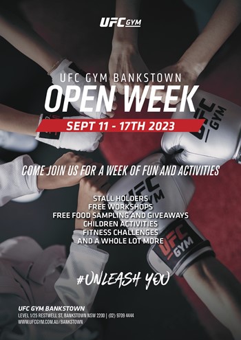 OPEN WEEK - 11th - 17th Sept, 2023